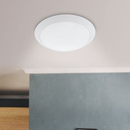 Eglo 97254 - Lampada da soffitto per bagno PILONE LED/11W/230V bianca IP44