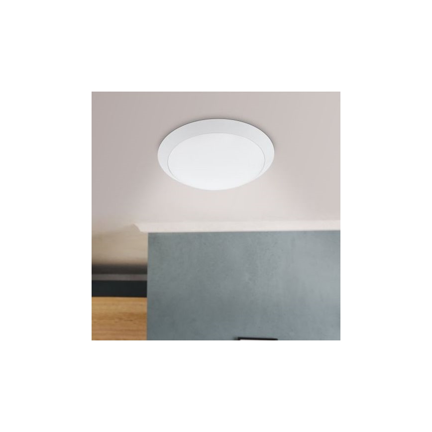 Eglo 97254 - Lampada da soffitto per bagno PILONE LED/11W/230V bianca IP44