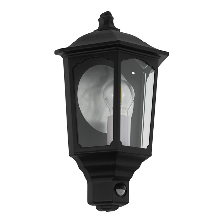97259Applique Sensore Manerbio Da Esterno 230v 1xe27 Con Eglo 60w wP8n0Ok