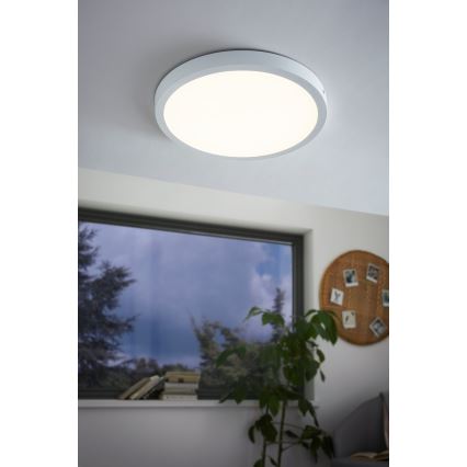 Eglo - Plafoniera LED/25W/230V bianca, rotonda, 2500 lm, Ø 40 cm