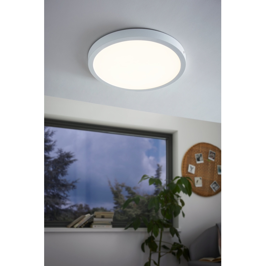 Eglo - Plafoniera LED/25W/230V bianca, rotonda, 2500 lm, Ø 40 cm