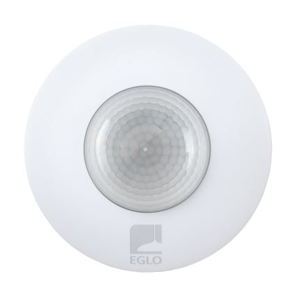Eglo - Sensore di movimento e crepuscolare per esterni, 12 m, bianco, IP44