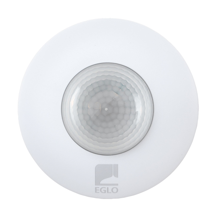 Eglo - Sensore di movimento e crepuscolare per esterni, 12 m, bianco, IP44