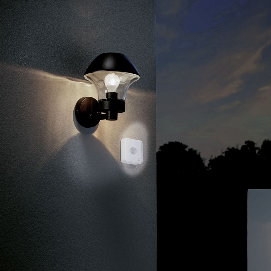 Eglo - Sensore di movimento e crepuscolare per esterni CONNECT SENSOR 12 m 3xAA bianco IP44