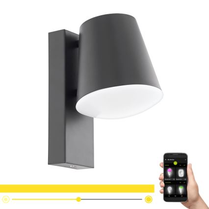 Eglo - Applique a LED da esterno CALDIERO-C 1xE27/9W/230V antracite