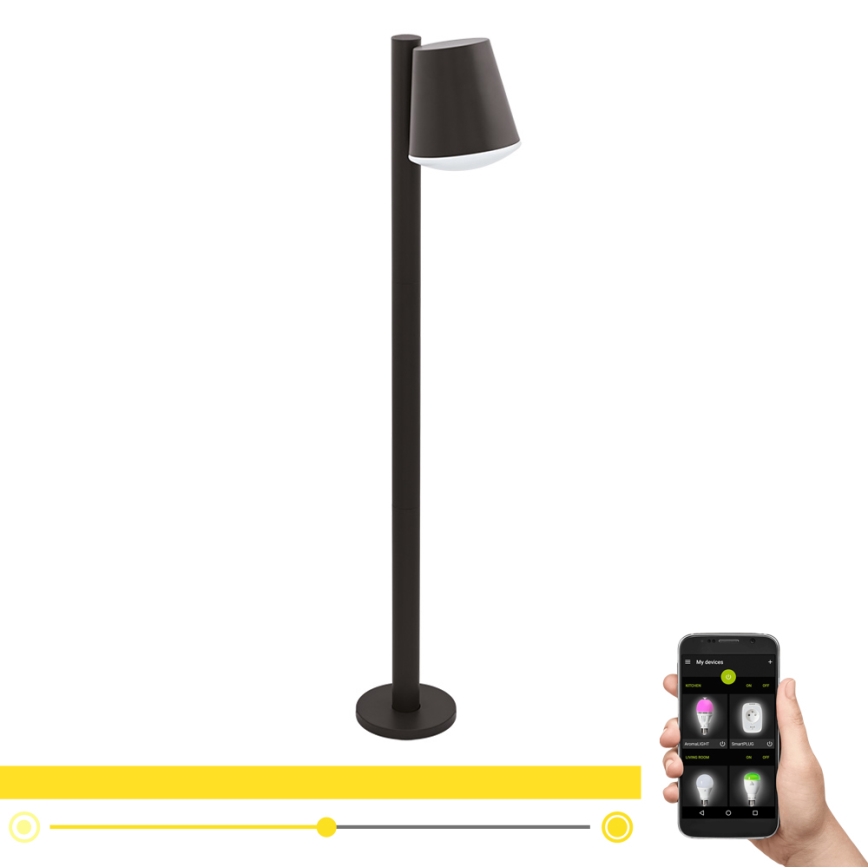 Eglo - Lampada da esterno dimmerabile LED CALDIERO-C 1xE27/9W/230V antracite IP44