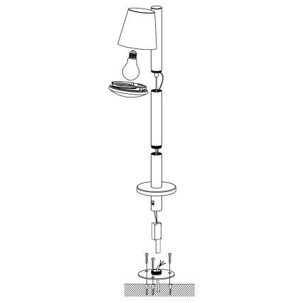 Eglo - Lampada da esterno dimmerabile LED CALDIERO-C 1xE27/9W/230V antracite IP44