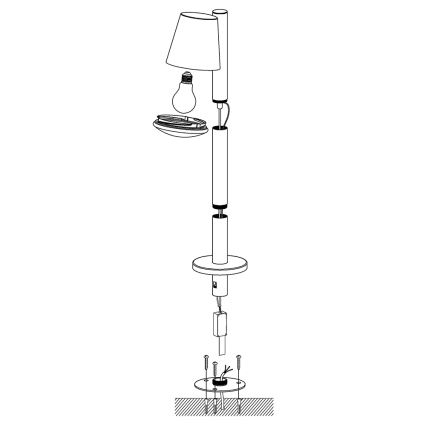 Eglo - Lampada LED dimmerabile da esterno CALDIERO-C 1xE27/9W/230V cromo opaco IP44