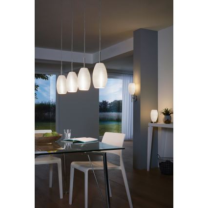 Eglo - Lampadario a sospensione con filo 4xE27/40W/230V