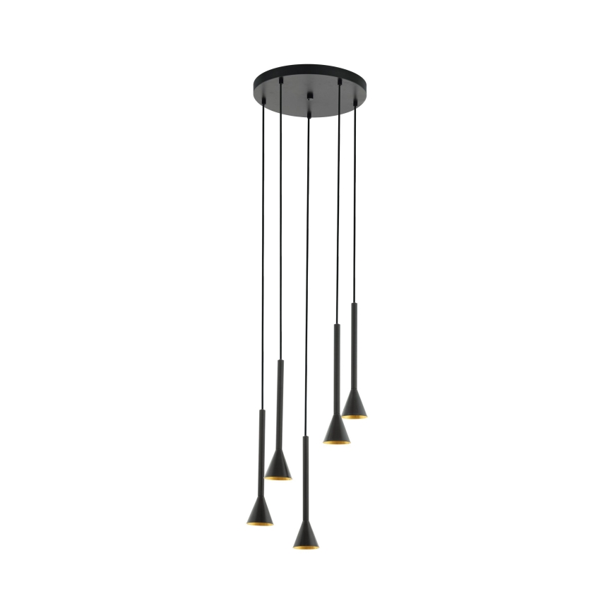Eglo - Lampadario LED a sospensione con filo 5xGU10/5W/230V