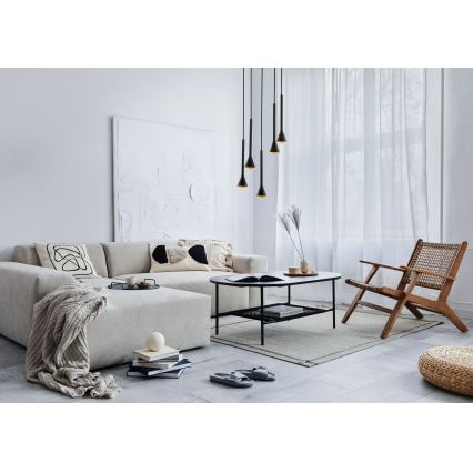 Eglo - Lampadario LED a sospensione con filo 5xGU10/5W/230V
