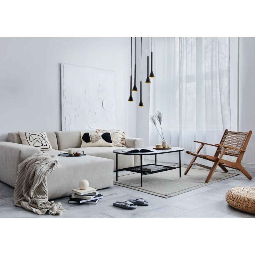 Eglo - Lampadario LED a sospensione con filo 5xGU10/5W/230V