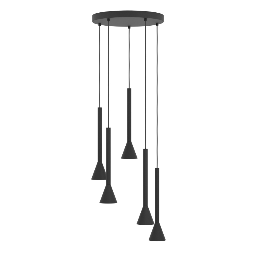 Eglo - Lampadario LED a sospensione con filo 5xGU10/5W/230V