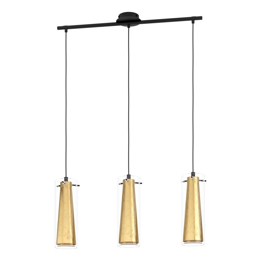 Eglo - Lampadario a sospensione con filo 3xE27/60W/230V