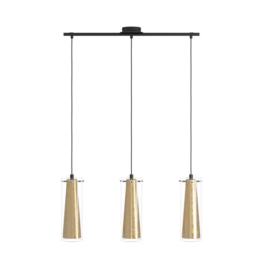 Eglo - Lampadario a sospensione con filo 3xE27/60W/230V