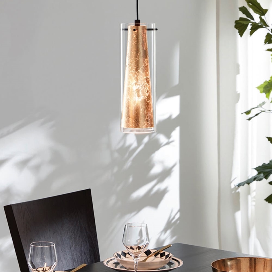 Eglo - Lampadario a sospensione con filo 4xE27/60W/230V