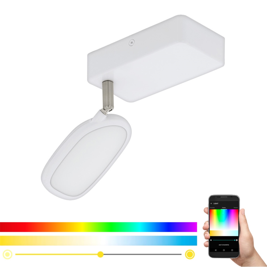 Eglo 97691 - Faretto LED RGB PALOMBARE-C 1xLED/5W/230V
