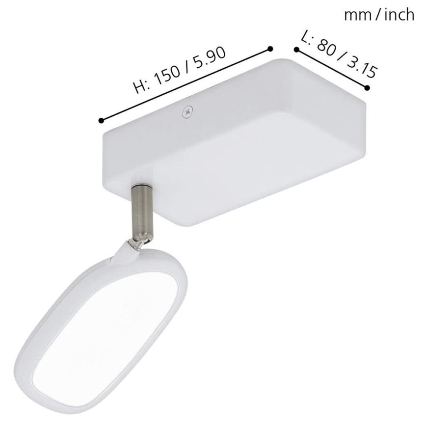 Eglo 97691 - Faretto LED RGB PALOMBARE-C 1xLED/5W/230V