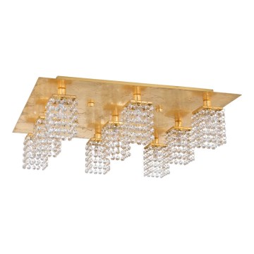 Eglo 97722 - Lampadario fisso LED di cristallo PYTON GOLD 9xG9/3W/230V