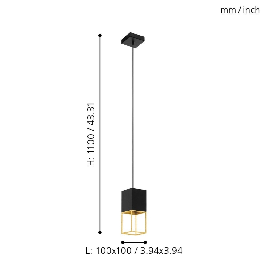 Eglo 97733 - Lampada a sospensione LED su cavo MONTEBALDO 1xGU10/5W/230V