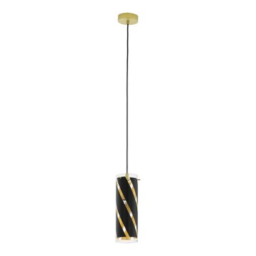 Eglo 97766 - Lampadario a sospensione con filo PINTO NERO 1 1xE27/60W/230V