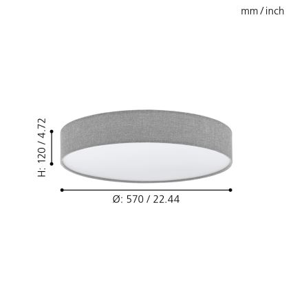 Eglo - Plafoniera LED dimmerabile LED/40W/230V