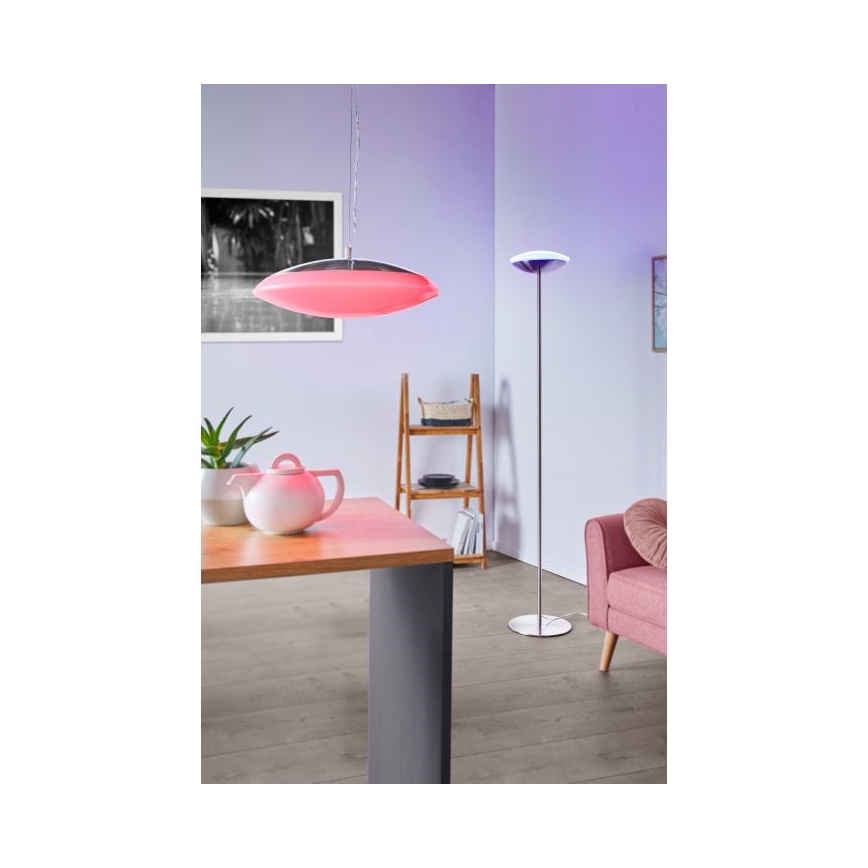 Eglo 97812 - Lampadario a sospensione LED RGB dimmerabile con cavo FRATTINA-C LED/27W/230V
