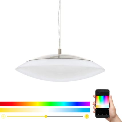 Eglo 97812 - Lampadario LED RGB Dimmerabile su filo FRATTINA-C 1xLED/27W/230V