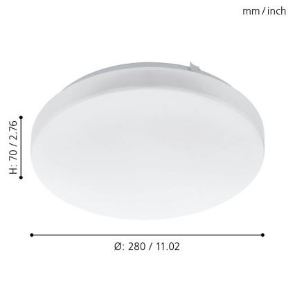 Eglo - Plafoniera LED LED/11,5W/230V