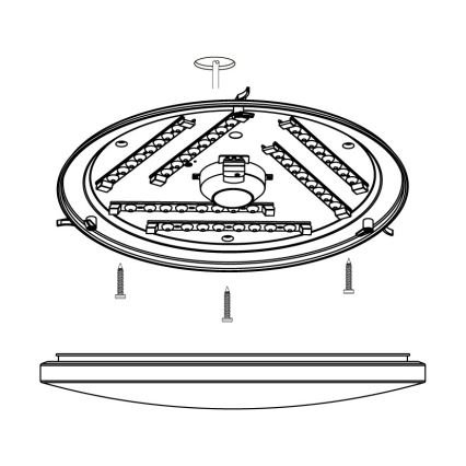 Eglo - Plafoniera LED LED/33,5W/230V