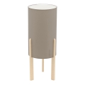 Eglo 97893 - Lampada da tavolo CAMPODINO 1xE27/60W/230V, altezza 400 mm, colore taupe