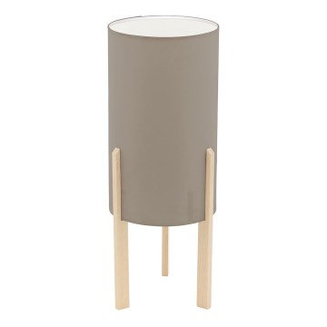 Eglo 97893 - Lampada da tavolo CAMPODINO 1xE27/60W/230V, altezza 400 mm, colore taupe