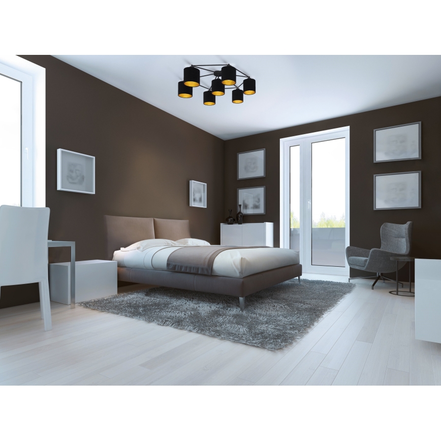 Eglo - Lampadario fisso 7xE27/40W/230V