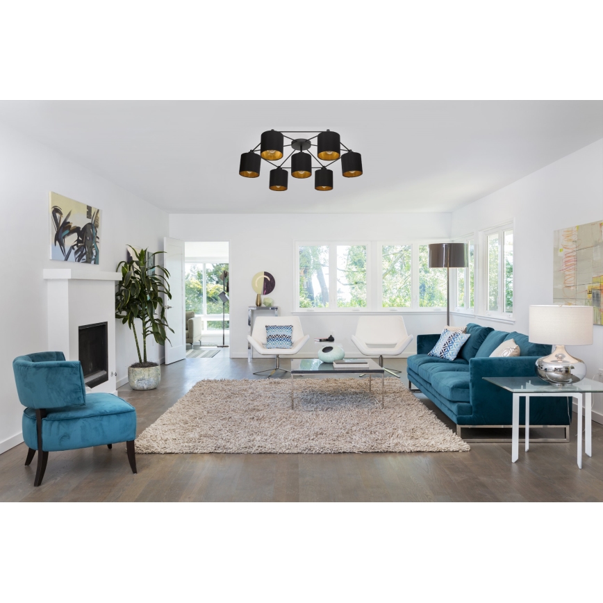 Eglo - Lampadario fisso 7xE27/40W/230V