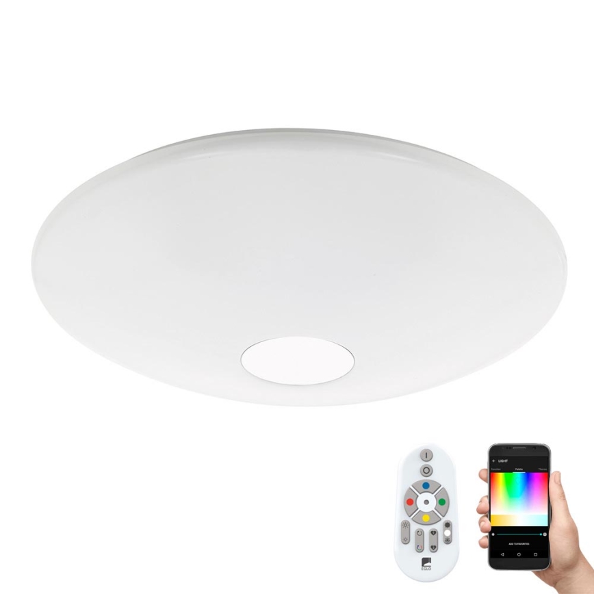 Eglo 97918 - Plafoniera LED RGB dimmerabile TOTARI-C LED/34W/230V + telecomando