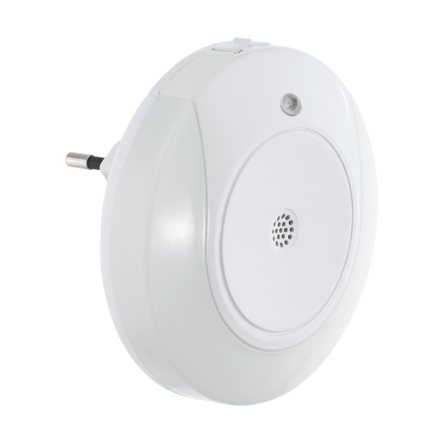 Eglo - Luce notturna a LED con sensore crepuscolare 2xLED/0,4W/230V 3000K