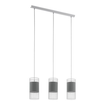 Eglo 97955 - Lampadario a sospensione con filo NORUMBEGA 3xE27/60W/230V