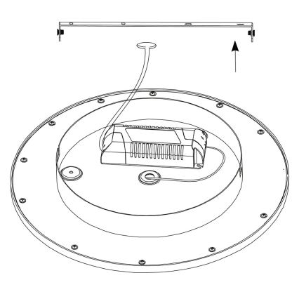 Eglo - LED RGBW Plafoniera SARSINA-C LED/16W/230V + telecomando