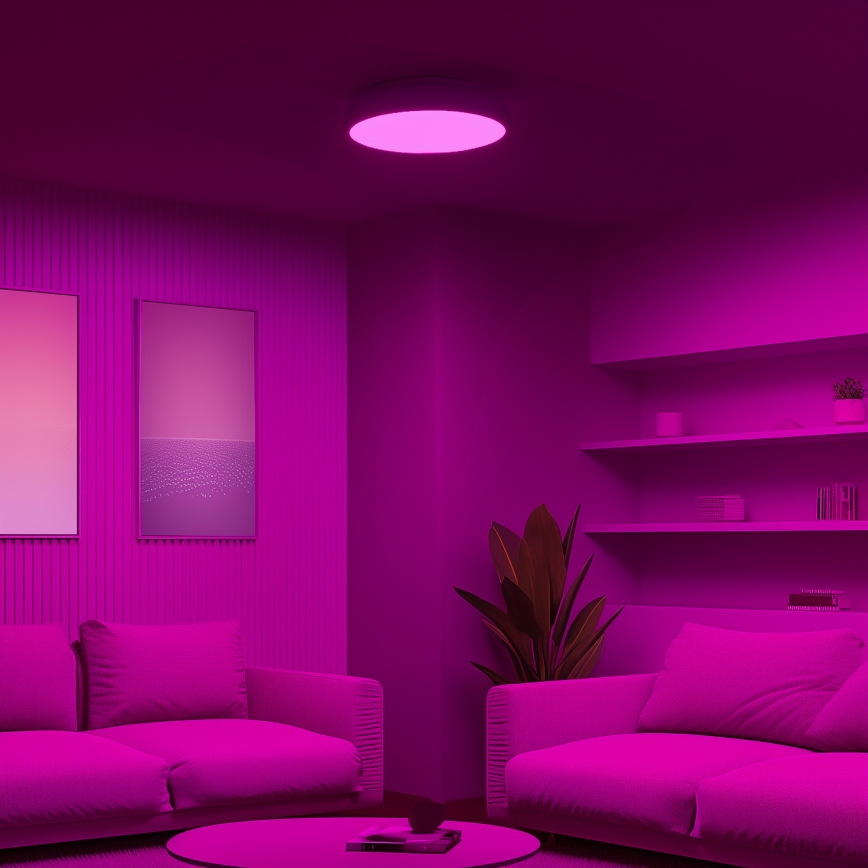 Eglo 98045 - Plafoniera LED RGB dimmerabile RIODEVA-C LED/27W/230V