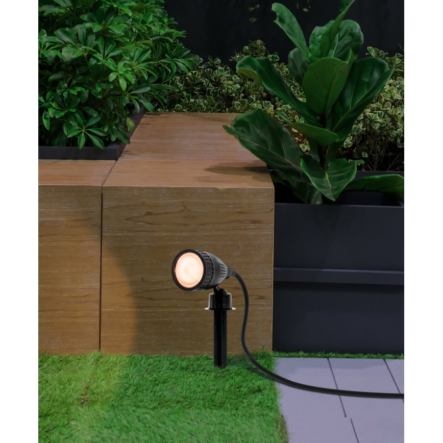 Eglo 98052 - Lampada LED RGB da esterno NEMA-C 1xGU10/5W/230V IP44