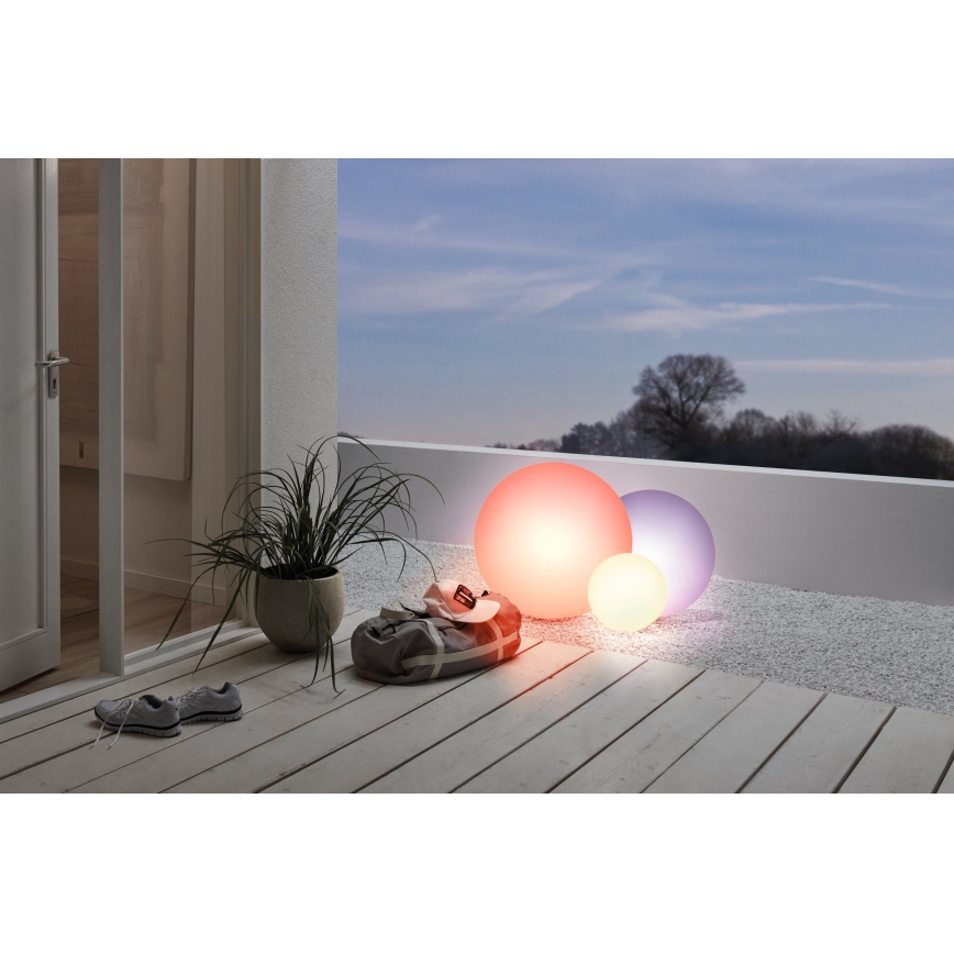 Eglo 98108 - Lampada da terra LED RGB da esterno MONTEROLO-C 1xE27/9W/230V IP65 ø600