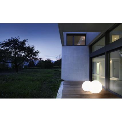 Eglo - Lampada da terra LED RGBW da esterno MONTEROLO-C 1xE27/9W/230V IP65 ø600