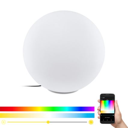 Eglo - Lampada da terra LED RGBW da esterno MONTEROLO-C 1xE27/9W/230V IP65 ø600