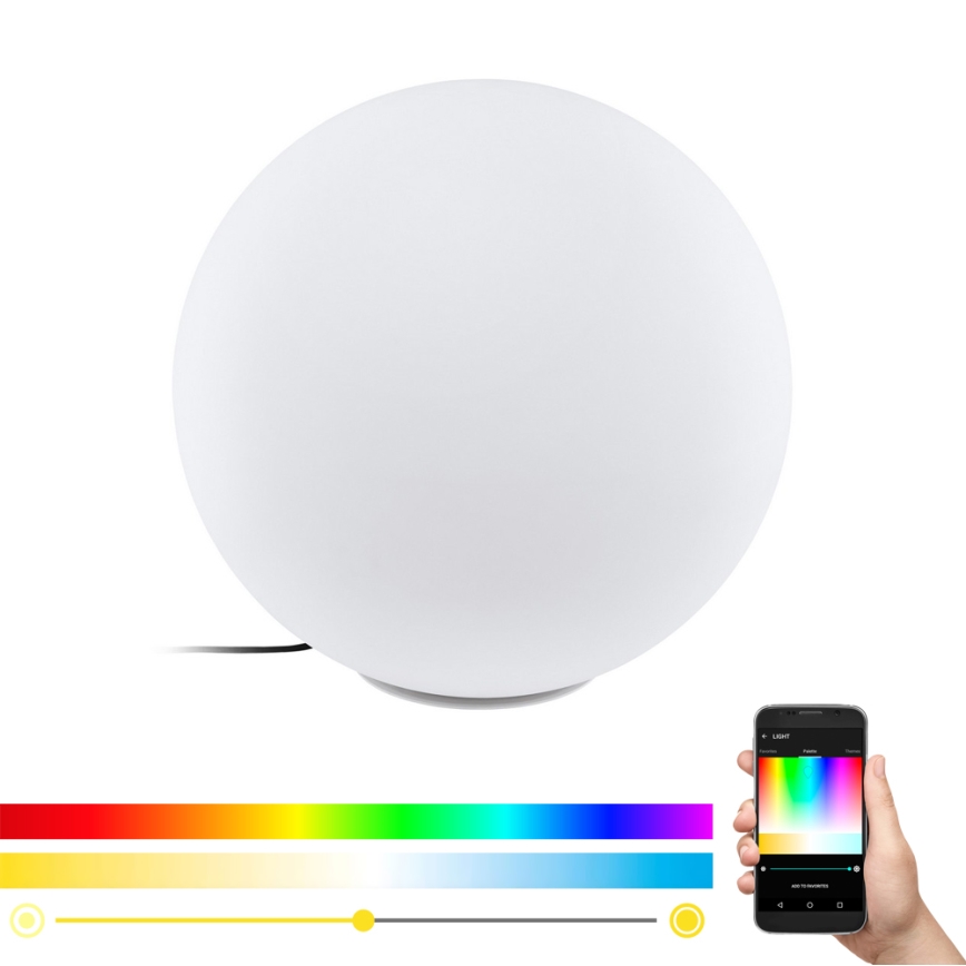 Eglo - Lampada da terra LED RGBW da esterno MONTEROLO-C 1xE27/9W/230V IP65 ø600