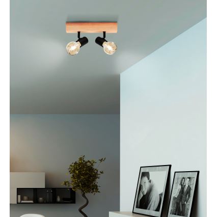 Eglo - Luce Spot 2xE27/60W/230V