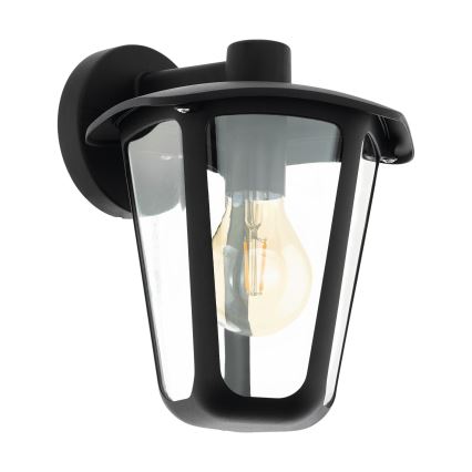 Eglo 98121 - Applique da esterno MONREALE 1xE27/60W/230V IP44 nero