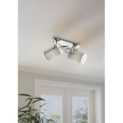 Eglo 98139 - Faretto VILLABATE 2xE27/10W/230V