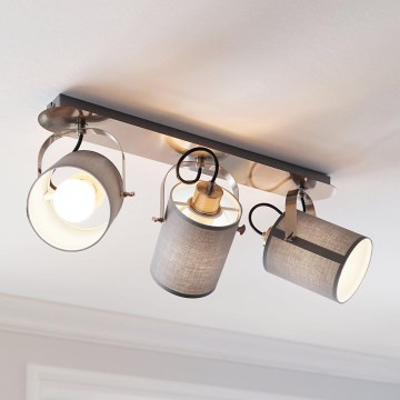 Eglo 98141 - Plafoniera orientabile VILLABATE 3xE27/10W/230V