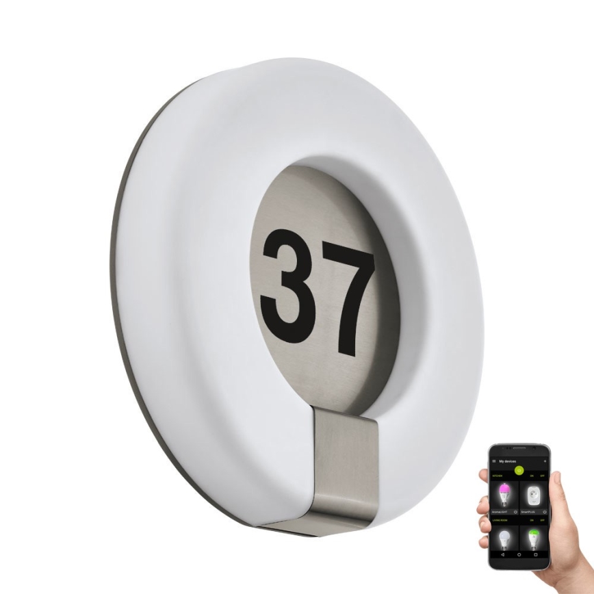 Eglo 98145 - Numero civico LED RGB MARCHESA-C LED/15W/230V IP44