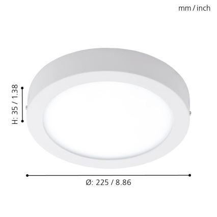 Eglo - Lampada LED dimmerabile da esterno ARGOLIS-C LED/16,5W/230V IP44